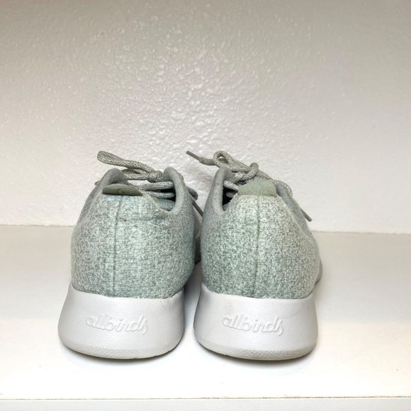 Allbirds Merino Wool Runners Lace Sneakers Kotare Mint Green - Picture 5 of 7